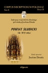 Inskrypcje województwa lubuskiego pod redakcją Joachima Zdrenki. Powiat Joachim Zdrenka