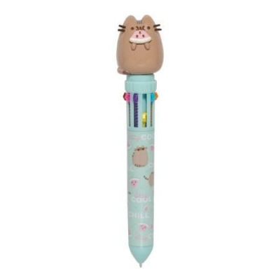 Pusheen Długopis wielokolorowy z figurką 3D