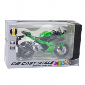 Motocykl metalowy ze światłem i dźwiękiem 1:12
