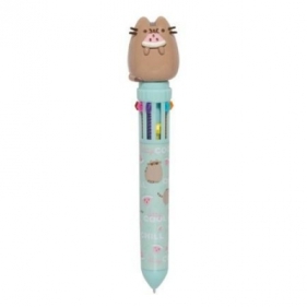 Pusheen Długopis wielokolorowy z figurką 3D