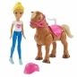 Barbie On The Go Kucyk z lalką (FHV60)