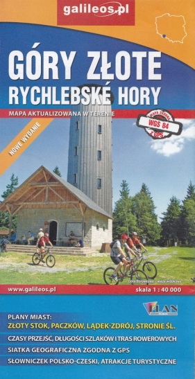 Góry Złote Góry Rychlebskie 1:40 000