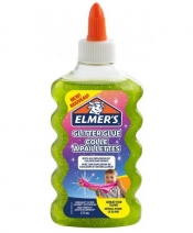 Elmer’s PVA klej brokatowy, jasnozielony, 177 ml, zmywalny - doskonały do Slime (2107068)