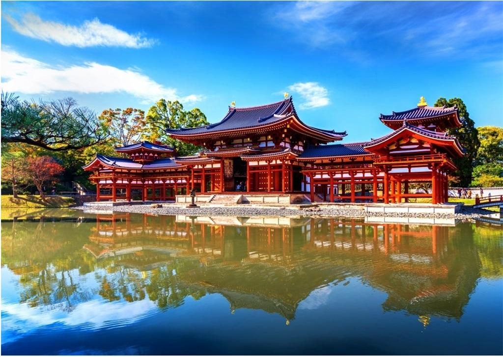 Bluebird Puzzle 1000: Japonia, Świątynia w Byodo (70268) 