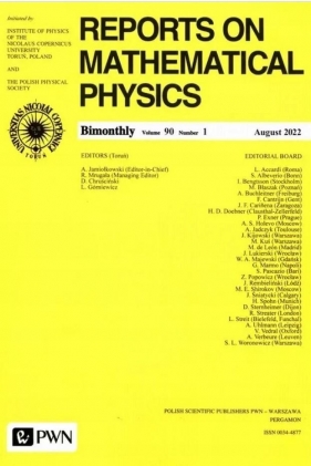 Reports on Mathematical Physics 90/1 - Opracowanie zbiorowe