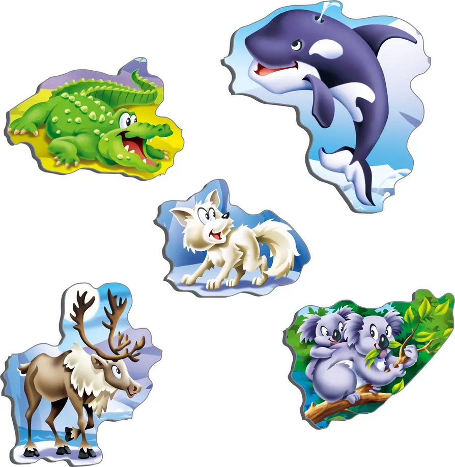 Larsen, Puzle Maxi 15: Animals of the World