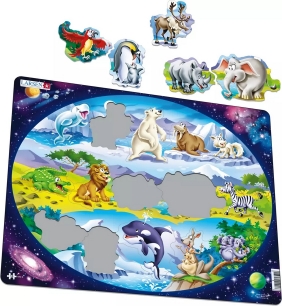 Larsen, Puzle Maxi 15: Animals of the World