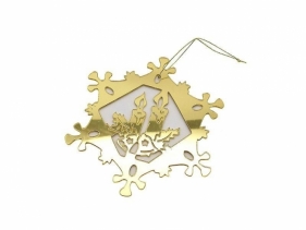 Zawieszka na okno śnieżynka