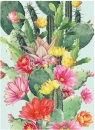 Karnet B6 z kopertą Cactus Flower