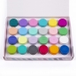 Farby plakatowe pastelowe Kidea, 24 kolory x 10ml (FPP24KKA)