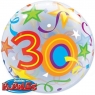 Balon foliowy Godan 30 urodziny bubble 55 cm (24168)