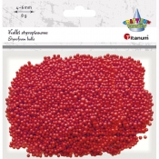 Kulki styropianowe 4-6mm/8g - czerwone (362093)
