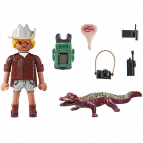 Playmobil Special Plus, Badacz z aligatorem (71168)