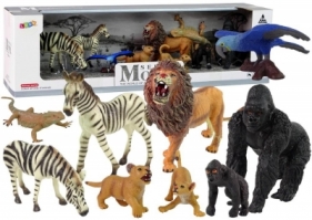 Zestaw figurek zwierząt safari