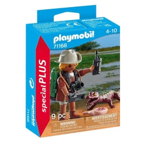 Playmobil Special Plus, Badacz z aligatorem (71168)