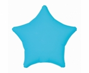 Balon foliowy Gwiazda fluor niebieski 46cm