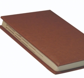 Kalendarz 2026 B6 wymienny wkład dzienny brązowy