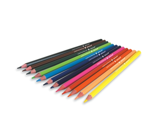 Kredki ołówkowe heksagonalne Colorino Kids, 12 sztuk (14687PTR)