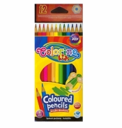 Kredki ołówkowe heksagonalne Colorino Kids, 12 sztuk (14687PTR)