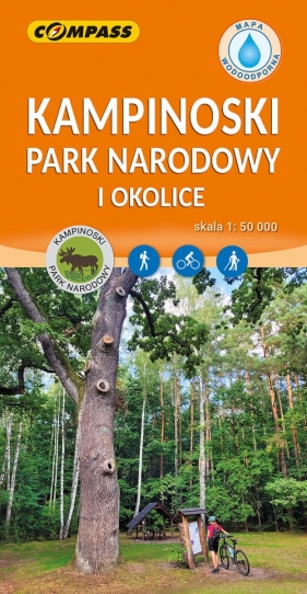 Kampinoski Park Narodowy 1:50'000 laminowana