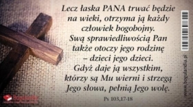 Magnes 17 na lodówkę - Lecz łaska PANA trwać...