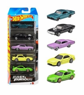 Hot Wheels Fast&Furious 5-pak autek