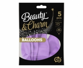 Balony Beauty&Charm makaronowe lawenda 46cm 5szt