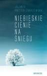 Niebieskie cienie na śniegu