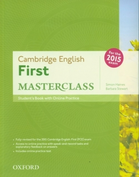 Cambridge English First Masterclass Student's Book +Online - Haines Simon, Stewart Barbara