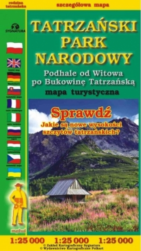 Mapa tur. - Tatrzański Park Narodowy 1:25 000 - Opracowanie zbiorowe