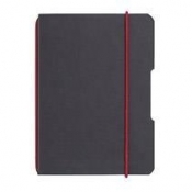 Notatnik A6/40K kratka My.BookF Leder czarny