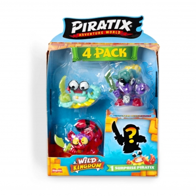 <img src='https://webimage.pl/pics/688/4/d8431618044087.jpg' style='height:440px' /> Piratix Wild Kingdom zestaw 4 figurek 1szt.mix