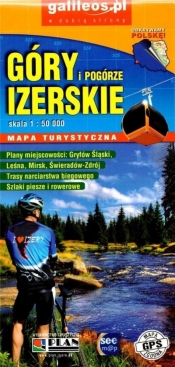 Mapa turystyczna- Góry i pogórze Izerskie 1:50 000 - Opracowanie zbiorowe