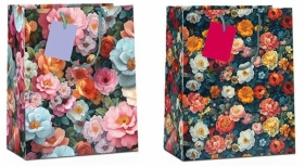 Torba prezentowa Flower 14x11,5x6,5cm MIX