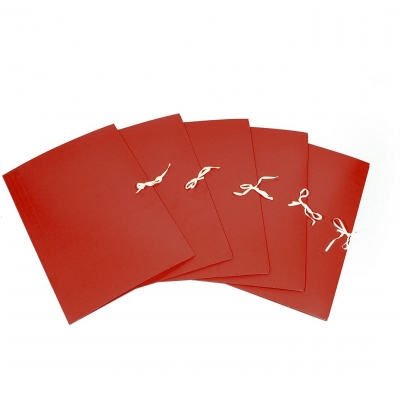 Teczka kartonowa wiązana Emerson A4 kolor: czerwony 300 g (tcka4czew30010)