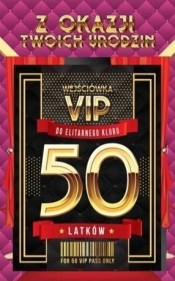 Karnet Urodziny 50 VIP - 08