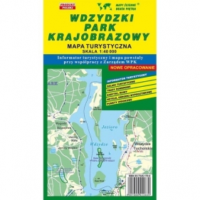 Wdzydzki Park Krajobrazowy mapa turystyczna 1:40 000