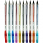 Długopisy żelowe brokatowe Fun&Joy, 10 kolorów (220236)