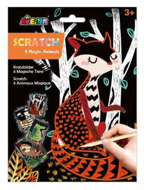 Wydrapywanki - 4 magiczne zwierzęta (CH221568)
