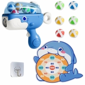 Pistolet na kulki z rzepem tarcza Wieloryb