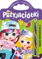 Przyjaciółki. Zaczarowana kredka. Malowanka z naklejkami - Anna Podgórska