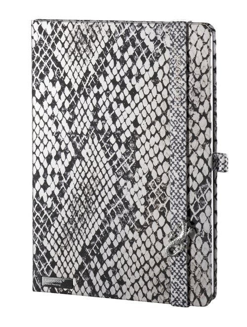 <img src='https://webimage.pl/pics/690/0/d777961.jpg' style='height:440px' /> Notes A5 Lanybook Snake Sharmer w kratkę szary