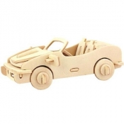 Puzzle drewniane 3D Auto