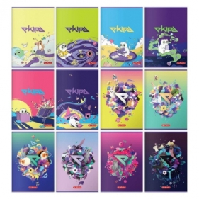 Zeszyt A5 60k linia, Ekipa - mix wzorów