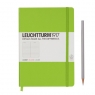 Notes Medium Leuchtturm1917 w linie limonkowy 338717