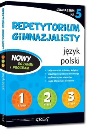 Repetytorium gimnazjalisty - język polski - 2018 - Mariola Rokicka