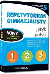 Repetytorium gimnazjalisty - język polski - 2018 (Uszkodzona okładka)
