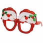 Świąteczne okulary z Mikołajami