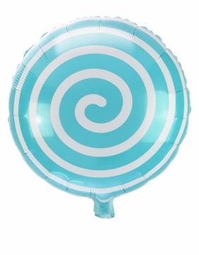 Balon foliowy lizak turkusowy