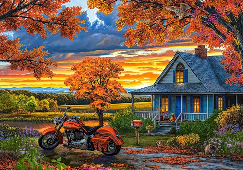 Puzzle 500 Autumn Ride